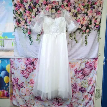 화이트 웨딩 드레스