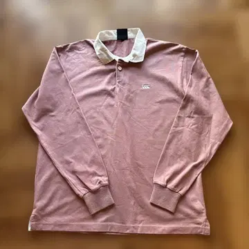 Canterbury 긴팔 피케 셔츠 핑크 골프