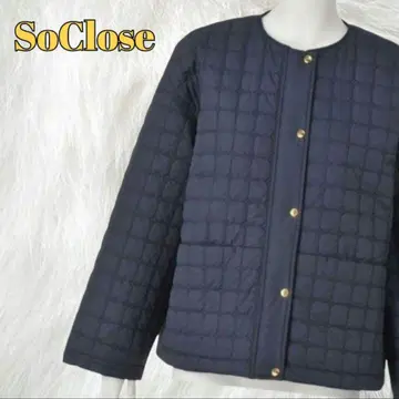 새상품급 디노스 SoClose 네이비 퀼팅 자켓 발수