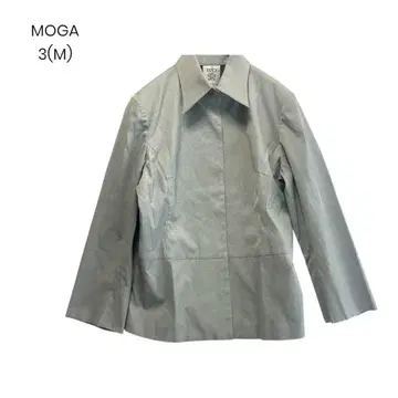 [ MOGA ] 스프링 자켓 라이트 그레이 슬림 고급 M 사이즈 1152