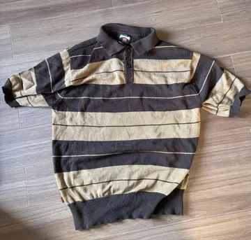 FB County 스트라이프 반팔 피케 셔츠