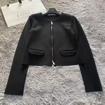 FOXEY 폭시 니트 자켓 어반 스탠다드 38