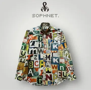 SOPHNET 두꺼운 원단 셔츠 패턴 셔츠 M