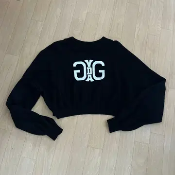 GYDA 크롭 니트 블랙 F