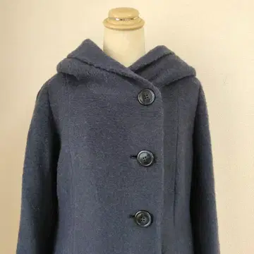 마리무라 모헤어 혼방 울 롱 코트 ML 사이즈