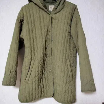 사만사 모스모스 올리브 그린 퀼팅 자켓 /Freeesize