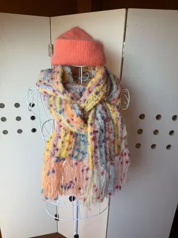 머플러 까슬거림 없음 모자 덤 포함