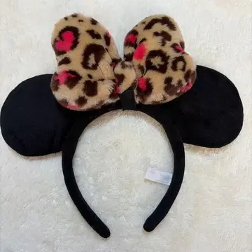 머리띠 미니 디즈니 표범 무늬