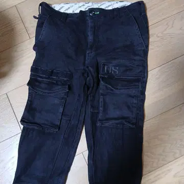 작업옷 NEOterize 블랙 카고 팬츠 M 사이즈