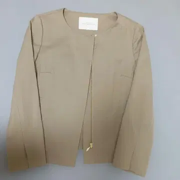 그린 레이블 릴랙싱 노카라 자켓 카키