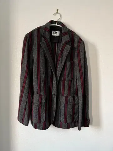 Engineered Garments 스트라이프 테일러드 자켓 S