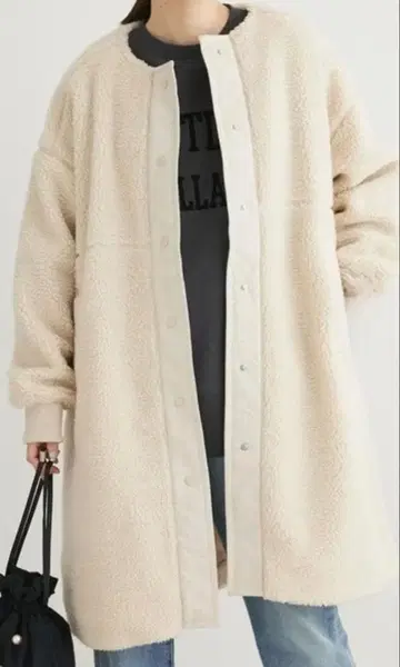 롱 보아 코트 Green Parks 택 포함 미사용 새상품