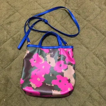 최종 가격 인하 뮈베르 플라워 프린트 백