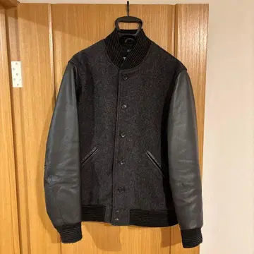 GB SPORT for SHIPS 바시티 자켓 사이즈 L 가죽 절개