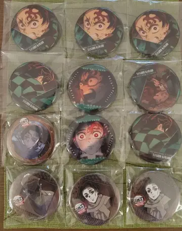 귀멸의 칼날 무한성편 이야기가 담긴 눈빛 이야기가 담긴 등 캔뱃지