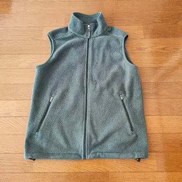 랜즈 엔드 플리스 베스트 올리브 그린