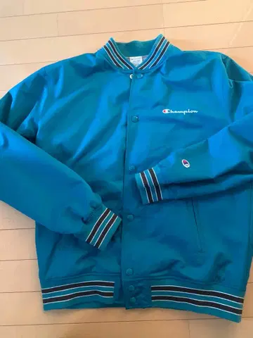 Champion 봄버 자켓 터콰이즈