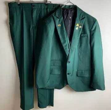 [ 쓰리피스 셋업 베스트 포함 그린 빅 사이즈 핀즈 구제 의류 ]