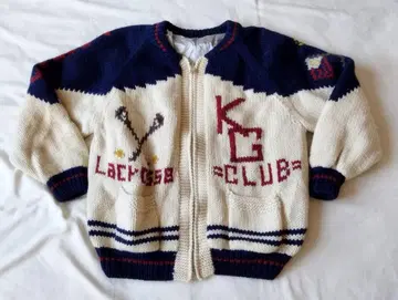 카우친 스웨터 아이스하키 패턴 K.Gordon