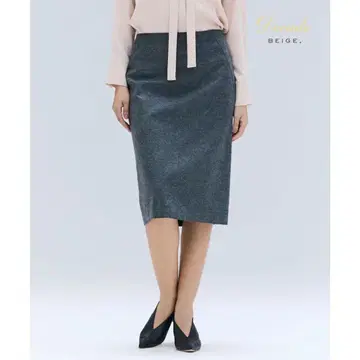 BEIGE, / 베이지 CORBY 울 타이트 스커트 C.Gray2