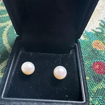 진주 스터드 귀걸이 화이트 925