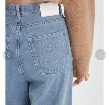 리본 스티치 데님 팬츠 FURFUR