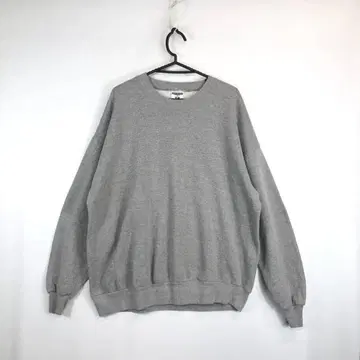 90s 00s USA제 저지 맨투맨 그레이 2X 사이즈 무지