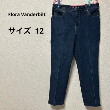 Flora Vanderbilt 데님 [ 사이즈 12 ] 다크 블루 심플