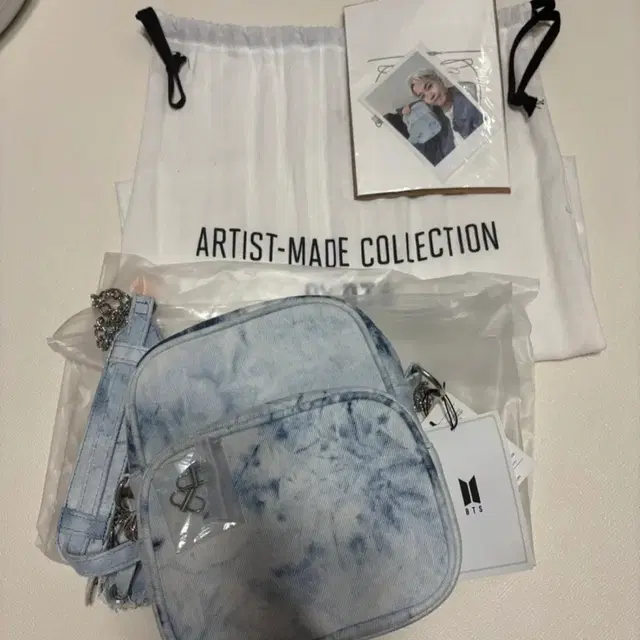 BTS 제이홉 아티스트메이드 데님 사바사 크로스백