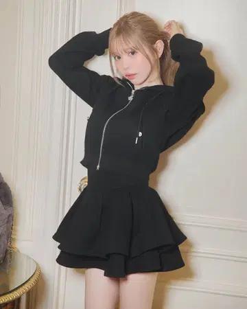 프릴 스커트 셋업 (이너 팬츠 포함) 스커트 단품 프리 사이즈