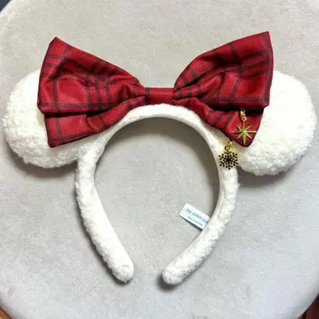 디즈니 크리스마스 2025 머리띠 릴린린 화이트