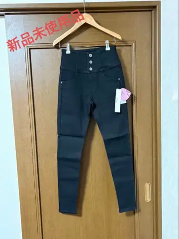 Hether ISKO 스키니 블랙 데님 팬츠 S