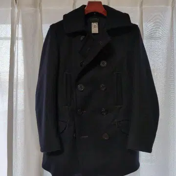 [ 새상품급 ] CORONA 네이비 피코트 XS 울 캐시미어 일본제