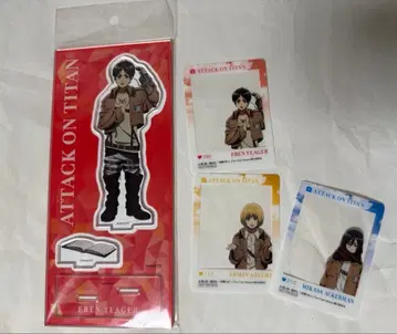 진격의 거인 꼬마 조사병단 아크릴 스탠드 엘렌 특전 미카사 아르민