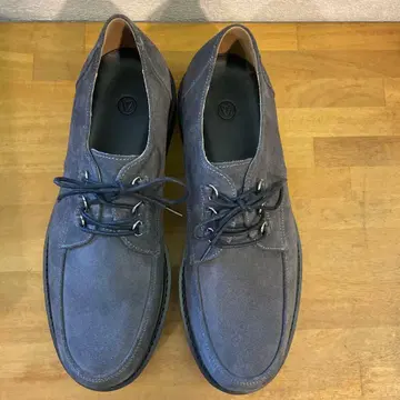 AIVER 오버솔 레이스업 가죽 신발 aiver