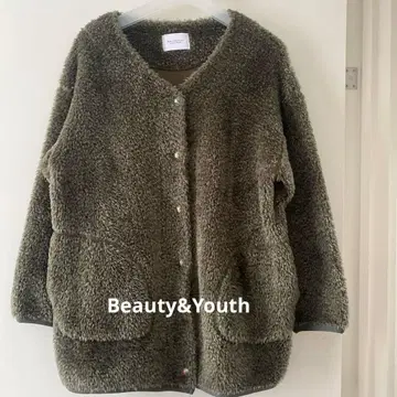 Beauty&Youth 노카라 보아 블루종 코트