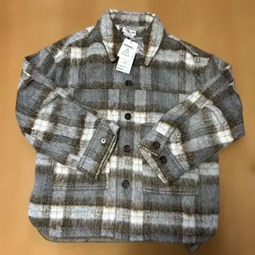 차오패닉 티피 새상품 체크 아우터