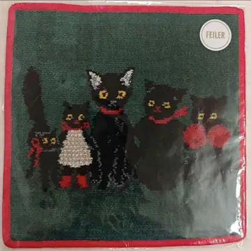 페이러 손수건 코스메틱 주방 Kurahashi 미사용 새상품 레드