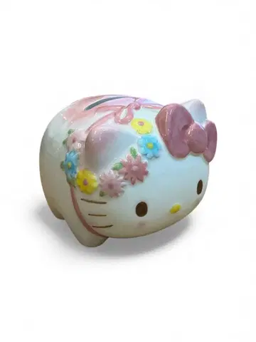 레어 SANRIO 헬로키티 돼지형 저금통 HELLO KITTY 산리오