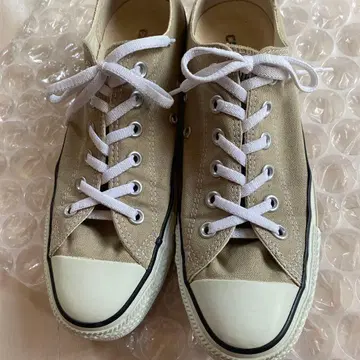 Converse 베이지 캔버스 스니커즈