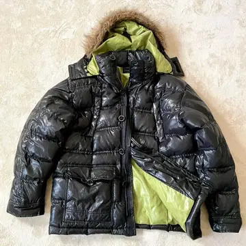 PERSON'S JEANS 다운 자켓 3L 블랙/그린