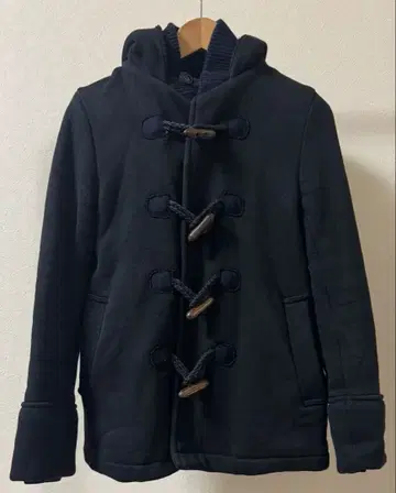 BLUE BLUE 블루블루 숏 후드 더플 코트