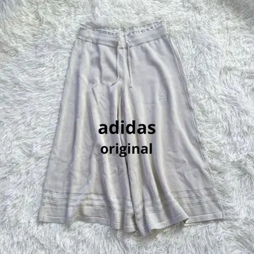 adidas originals 시어 쓰리 스트라이프 가우초 팬츠 니트