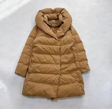 미사용급 플라스테 2WAY 넥 롱 다운 코트 XL 빅 사이즈