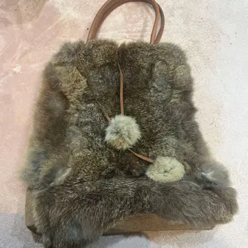 퍼와 울 토트백