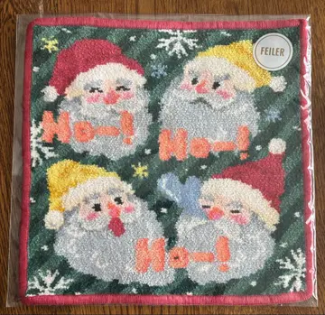 미사용 새상품 페이러 손수건 산타클로스 러브리바이페이러