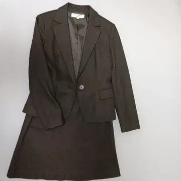 NATURAL BEAUTY BASIC 블랙 스커트 수트 SM