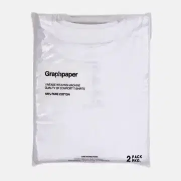 Graphpaper 팩 T셔츠 2-Pack 크루넥 티