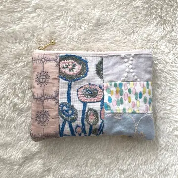 미나 페르호넨 양면 패치워크 핸드메이드 파우치