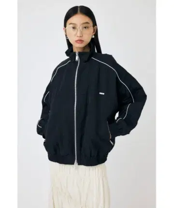 MOUSSY_OVERSIZED RACING 블루종